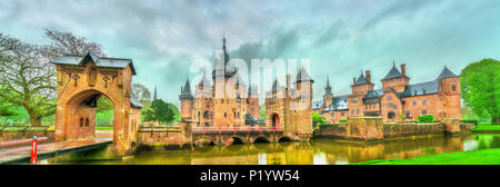 De Haar Schloss in der Nähe von Utrecht, Niederlande Stockfoto