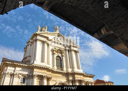 Neue Kathedrale in Brescia, Italien. Jahre 1604-1825. Stockfoto