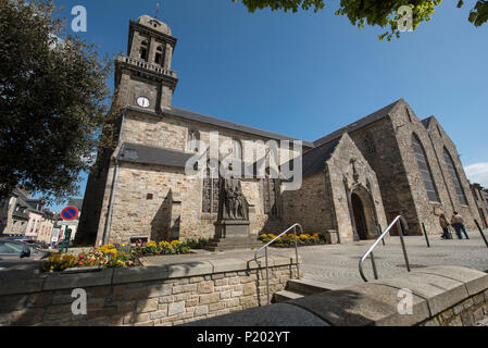 Kirche von Saint Pierre (Église Saint Pierre), Crozon, Finistère, Bretagne, Frankreich. Stockfoto