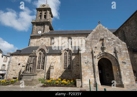 Kirche von Saint Pierre (Église Saint Pierre), Crozon, Finistère, Bretagne, Frankreich. Stockfoto