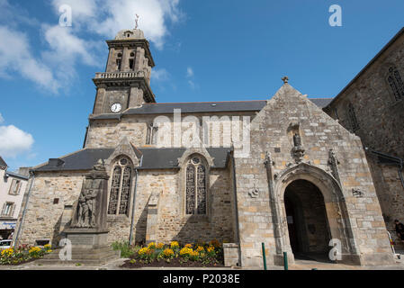 Kirche von Saint Pierre (Église Saint Pierre), Crozon, Finistère, Bretagne, Frankreich. Stockfoto