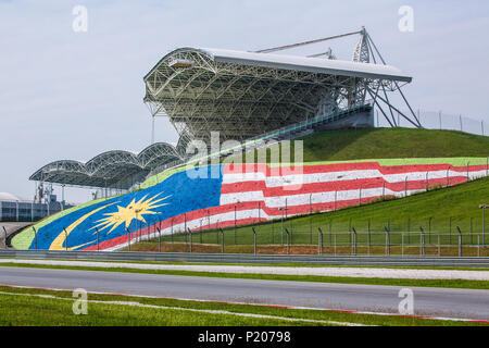 Sepang/Malaysia - Dezember 5, 2014: Der Asian Le Mans Series Rennen auf dem Sepang International Circuit. Stockfoto