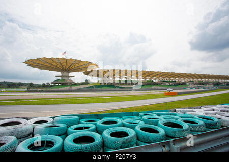 Sepang/Malaysia - Dezember 5, 2014: Der Asian Le Mans Series Rennen auf dem Sepang International Circuit. Stockfoto