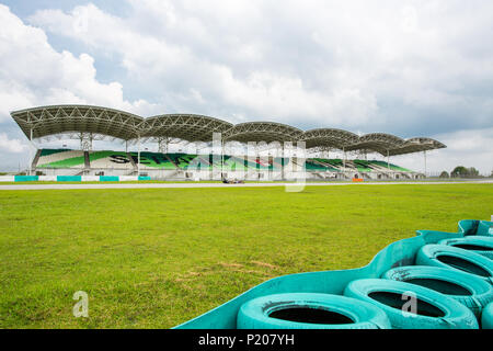 Sepang/Malaysia - Dezember 5, 2014: Der Asian Le Mans Series Rennen auf dem Sepang International Circuit. Stockfoto