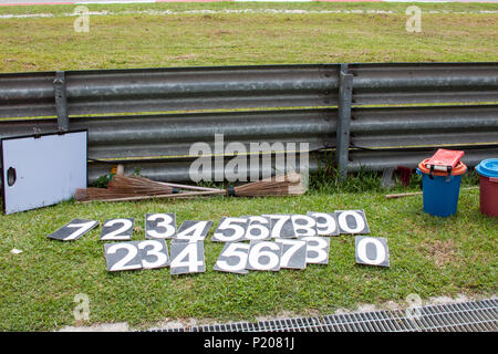 Sepang/Malaysia - Dezember 5, 2014: Der Asian Le Mans Series Rennen auf dem Sepang International Circuit. Stockfoto