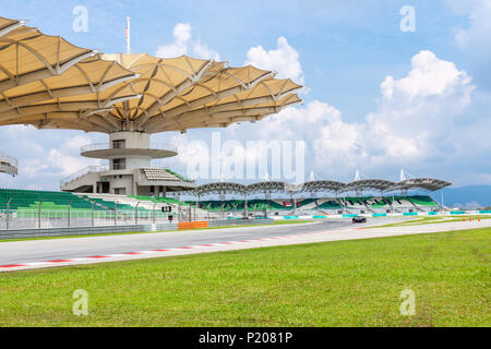 Sepang/Malaysia - Dezember 5, 2014: Der Asian Le Mans Series Rennen auf dem Sepang International Circuit. Stockfoto