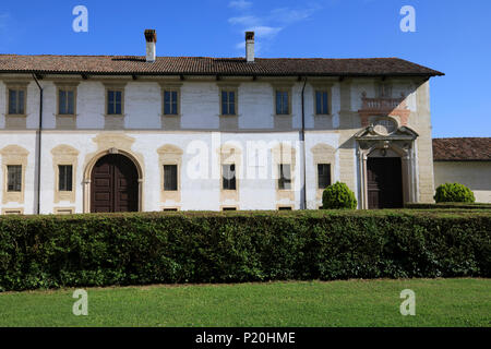 Certosa di Pavia und Kartäuserkloster, Pavia, Lombardei, Italien Stockfoto