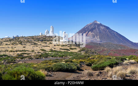 Teide Observatorium in Teneriffa. Stockfoto