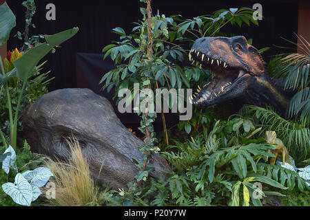 'Jurassic Welt: Gefallene Königreich" Premiere auf der Walt Disney Concert Hall am 12. Juni 2018 in Los Angeles, Kalifornien. Stockfoto