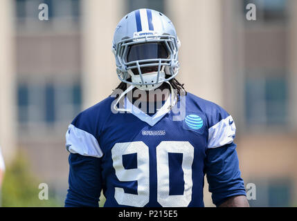 13.Juni 2018: Dallas Cowboys defensive Ende Demarcus Lawrence #90 Während obligatorische Trainingslager am Stern in Frisco, TX Albert Pena/CSM Stockfoto