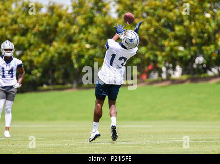 13.Juni 2018: Dallas Cowboys wide receiver Michael Gallup #13 Während der obligatorische Trainingslager am Stern in Frisco, TX Albert Pena/CSM Stockfoto