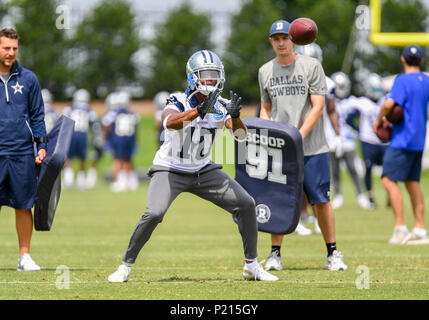 13.Juni 2018: Dallas Cowboys wide receiver Tavon Austin #10 Während der obligatorische Trainingslager am Stern in Frisco, TX Albert Pena/CSM Stockfoto