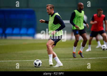 Zelenogorsk, Russland. 13. Juni 2018. Harry Kane von England während einer England Training bei Stadion Spartak Zelenogorsk am 13. Juni 2018 in Zelenogorsk, Sankt Petersburg, Russland. Credit: PHC Images/Alamy leben Nachrichten Stockfoto