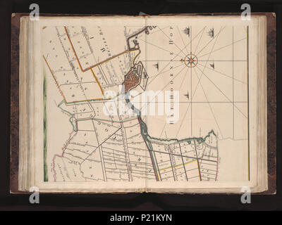 . Van Het Nieuwe kaarte dyckgraafschap van Dregterlandt MDCCXXIII/[Thomas Niemann Oostwoudt]. [C. 1:15.000]. 8-Blatt Landkarte von Drechterland. 1723. Thomas Niemann Oostwoudt XUBAKZL 12 5 055 23.03.12, 1:34 PM, 8C, 7992 x 10656 (0+0), 100 %% %%, JUNI 2011 PPRO, 1/120 s, R55.1, G22.4, B 20.2 188 Karte - Sondersammlungen Universität Amsterdam - OTM - HB-KZL I2 5 (55) Stockfoto