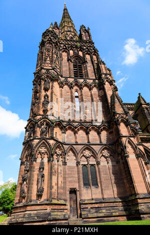 Kathedrale von Lichfield Lichfield, Staffordshire, England Stockfoto