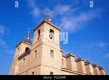 Kirche San Bernabe. El Escorial, Madrid-Segovia, Spanien. Stockfoto