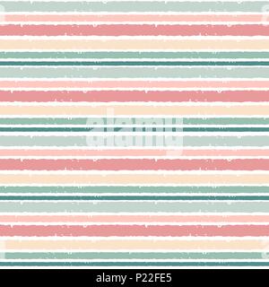 Cute Pastel Striped nahtlose Vektor Muster hintergrund abbildung Stock Vektor