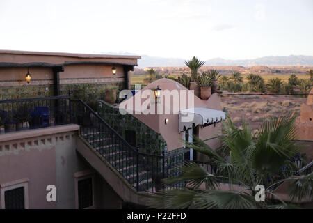 Marokko, Quarzazate, Kasbah Dar Daif Stockfoto