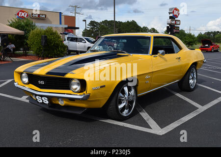 Ein 1969 Chevrolet Camaro Super Sport Auto. Stockfoto