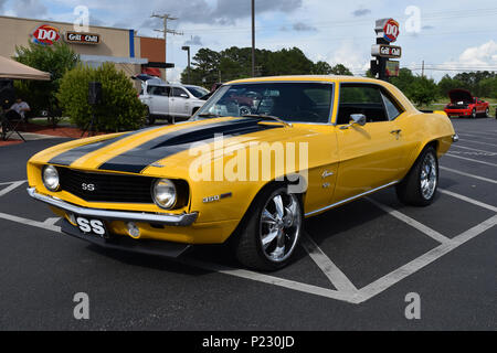 Ein 1969 Chevrolet Camaro Super Sport Auto. Stockfoto