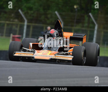 Steve Heller, Lola T332, Anglo American 5000s, Amerikanische Speedfest VI, Brands Hatch, Juni 2018, Automobile, Autosport, Autos, Rundstrecke, England Stockfoto