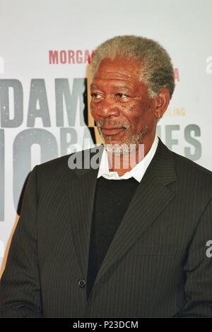 03 / 04 / 2007; Cine Alexandra, Barcelona, Morgan Freeman y el Regisseur Brad Silberling en la Premiere Europea del Film 'Dame 10 razones' - '10 Punkte oder weniger'. Stockfoto