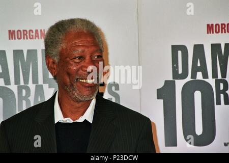 03 / 04 / 2007; Cine Alexandra, Barcelona, Morgan Freeman y el Regisseur Brad Silberling en la Premiere Europea del Film 'Dame 10 razones' - '10 Punkte oder weniger'. Stockfoto