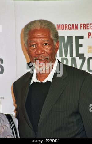 03 / 04 / 2007; Cine Alexandra, Barcelona, Morgan Freeman y el Regisseur Brad Silberling en la Premiere Europea del Film 'Dame 10 razones' - '10 Punkte oder weniger'. Stockfoto