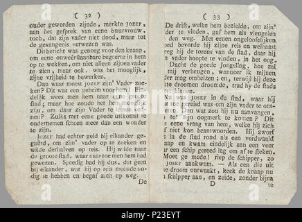 . Nieuw-jaars geschenkje voor Kinderen: (10 vervolge van den Printjes Almanach voor Kinderen). Klein prentenboekje Met 15 handgekleurde gravures des Op de pagina daarnaast gedichtjes über beroepen en über Spel; gevolgd Door een samenspraak enkele Verhalen, en een Gedicht. Gedrukt op handgeschept Papier. 47 S., 1 Bl. pl: handgekleurde gravures//Met een fondslijst van 2 pagina en reclame Op de achterkant//De keerzijde der illustraties ist onbedrukt / Bevat: De draaijer; De; varkensdrijver De tambour; De; De; pruikemaker zaagenvijlder De verkoping van goederen; De Elektrizität Stockfoto