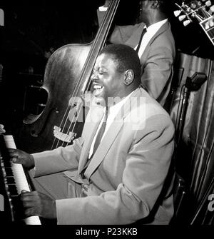 Kanadische Jazzpianist und Komponist Oscar Peterson. Stockfoto