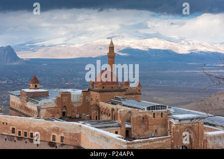 Ishak Pasha Palace in der Nähe von dogubayazit im Osten der Türkei Stockfoto