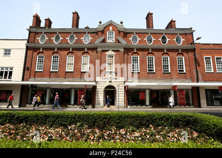 Die House of Fraser Kaufhaus in Chichester, West Sussex, UK. Stockfoto