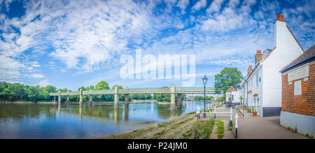 Kew Eisenbahnbrücke in Chiswick, West London Stockfoto