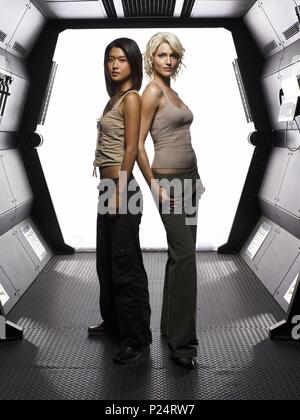 Original Film Titel: Battlestar Galactica. Englischer Titel: Battlestar Galactica. Regisseur: MICHAEL RYMER. Jahr: 2004. Stars: Tricia Helfer, GRACE PARK. Credit: SCI-FI CHANNEL/Album Stockfoto