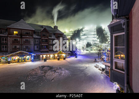 Blue Mountain Village, Blue Mountain Resort, Collingwood, Ontario, Kanada Stockfoto