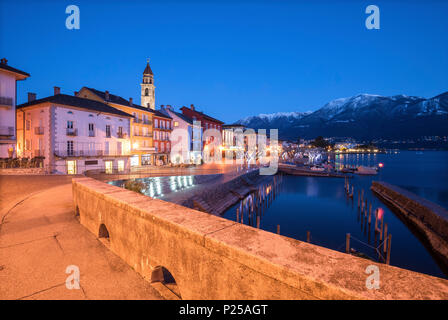 Auf dem Weg nach Ascona, Lago Maggiore, Tessin, Schweiz, Europa Stockfoto