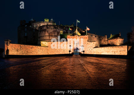 Die Burg von Edinburgh, Schottland, Großbritannien Stockfoto
