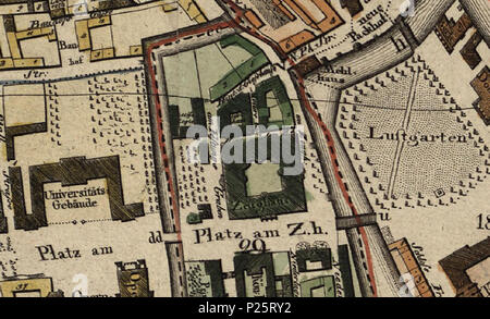 . English: 1811 Gebäude der Platz am Zeughaus 1-3, Bezirk 29 - Zeughaus, Grundriss von Berlin, mit Stadtbezirke/von neuem aufgenommen und mit Genehmigung der Königl. Academie, Christian hg. von J. C. Selter. Gestochen von C. Mare, 1811. 1811. Diese Datei fehlt, Informationen zum Autor. 1811 Veranstaltungen der Platz am Zeughaus 1-3, Bezirk 29 - Zeughaus 2 1811. Platz am Zeughaus 1 3.3068 Stockfoto