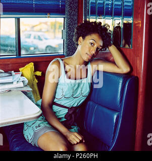 Corinne Bailey Rae fotografiert in Houston, Texas, Vereinigte Staaten von Amerika. Stockfoto