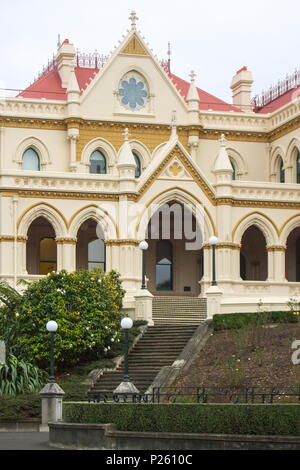 Wellington, Neuseeland - 18. Juli 2016: Neuseelands parlamentarischen Library ist eine Bibliothek, die der Forschung bietet Serviceleistungen für die Mitglieder des Parlaments Stockfoto