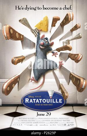 Original Film Titel: RATATOUILLE. Englischer Titel: RATATOUILLE. Regisseur: Brad Bird. Jahr: 2007. Quelle: WALT DISNEY PICTURES/Album Stockfoto