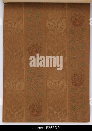 . Englisch: Musterbuch (USA), Ca. 1915. Deutsch: 179 Seiten (inkl. Top Grenzen; nicht. inkl. angeschlossenen unteren Grenzen oder Fabric swatches) Tapestry, Landschaft, Raufaser und Haferflocken Papiere, viele Ton in Ton. Einige Seitenwände haben die oberen und unteren Grenzen. Einige haben Tiffany und Flitter Grenzen. Hoher Hinterschnitt, Grenzen sowie die Grenzen schneiden. Einige Seitenwände sind eingeprägt und/oder Leder simulieren gedruckt. Einige haben passende Fabric swatch befestigt. Einige Grenzen haben das Aussehen der Airbrush. Einige Seitenwände erscheinen Intaglio gedruckt werden. Florale Streifenmuster für Schlafzimmer und Stockfoto