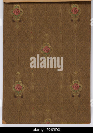 . Englisch: Musterbuch (USA), Ca. 1915. Deutsch: 179 Seiten (inkl. Top Grenzen; nicht. inkl. angeschlossenen unteren Grenzen oder Fabric swatches) Tapestry, Landschaft, Raufaser und Haferflocken Papiere, viele Ton in Ton. Einige Seitenwände haben die oberen und unteren Grenzen. Einige haben Tiffany und Flitter Grenzen. Hoher Hinterschnitt, Grenzen sowie die Grenzen schneiden. Einige Seitenwände sind eingeprägt und/oder Leder simulieren gedruckt. Einige haben passende Fabric swatch befestigt. Einige Grenzen haben das Aussehen der Airbrush. Einige Seitenwände erscheinen Intaglio gedruckt werden. Florale Streifenmuster für Schlafzimmer und Stockfoto