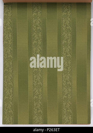 . Englisch: Musterbuch (USA), Ca. 1915. Deutsch: 179 Seiten (inkl. Top Grenzen; nicht. inkl. angeschlossenen unteren Grenzen oder Fabric swatches) Tapestry, Landschaft, Raufaser und Haferflocken Papiere, viele Ton in Ton. Einige Seitenwände haben die oberen und unteren Grenzen. Einige haben Tiffany und Flitter Grenzen. Hoher Hinterschnitt, Grenzen sowie die Grenzen schneiden. Einige Seitenwände sind eingeprägt und/oder Leder simulieren gedruckt. Einige haben passende Fabric swatch befestigt. Einige Grenzen haben das Aussehen der Airbrush. Einige Seitenwände erscheinen Intaglio gedruckt werden. Florale Streifenmuster für Schlafzimmer und Stockfoto