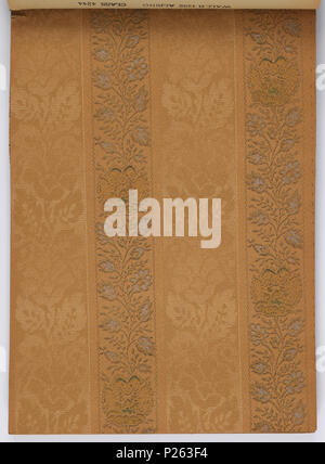 . Englisch: Musterbuch (USA), Ca. 1915. Deutsch: 179 Seiten (inkl. Top Grenzen; nicht. inkl. angeschlossenen unteren Grenzen oder Fabric swatches) Tapestry, Landschaft, Raufaser und Haferflocken Papiere, viele Ton in Ton. Einige Seitenwände haben die oberen und unteren Grenzen. Einige haben Tiffany und Flitter Grenzen. Hoher Hinterschnitt, Grenzen sowie die Grenzen schneiden. Einige Seitenwände sind eingeprägt und/oder Leder simulieren gedruckt. Einige haben passende Fabric swatch befestigt. Einige Grenzen haben das Aussehen der Airbrush. Einige Seitenwände erscheinen Intaglio gedruckt werden. Florale Streifenmuster für Schlafzimmer und Stockfoto