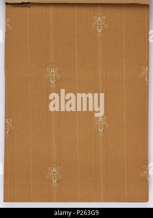 . Englisch: Musterbuch (USA), Ca. 1915. Deutsch: 179 Seiten (inkl. Top Grenzen; nicht. inkl. angeschlossenen unteren Grenzen oder Fabric swatches) Tapestry, Landschaft, Raufaser und Haferflocken Papiere, viele Ton in Ton. Einige Seitenwände haben die oberen und unteren Grenzen. Einige haben Tiffany und Flitter Grenzen. Hoher Hinterschnitt, Grenzen sowie die Grenzen schneiden. Einige Seitenwände sind eingeprägt und/oder Leder simulieren gedruckt. Einige haben passende Fabric swatch befestigt. Einige Grenzen haben das Aussehen der Airbrush. Einige Seitenwände erscheinen Intaglio gedruckt werden. Florale Streifenmuster für Schlafzimmer und Stockfoto