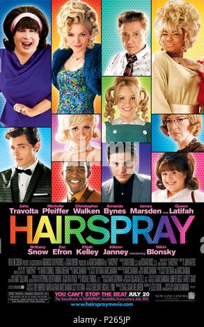 Original Film Titel: Hairspray. Englischer Titel: Hairspray. Regisseur: ADAM SHANKMAN. Jahr: 2007. Credit: GABRIEL SIMON PRODUKTION DIENSTLEISTUNGEN / HANDLUNG UNTERHALTUNG // Album Stockfoto