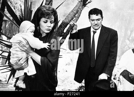 Original Film Titel: LOS CUERVOS ESTAN DE LUTO. Englischer Titel: LOS CUERVOS ESTAN DE LUTO. Regisseur: FRANCISCO DEL VILLAR. Jahr: 1965. Stockfoto