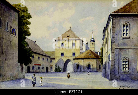 . Deutsch: Freihaus auf der Wieden. Bis 1923 52 Carl Wenzel Zajicek Freihaus auf der Wieden Stockfoto