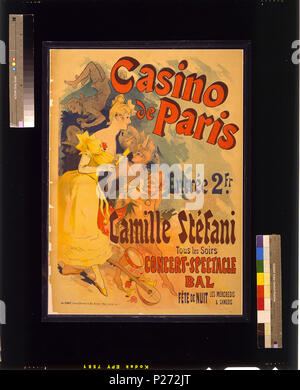 52 Casino de Paris Poster - Jules Chéret, 3g12082 u Stockfoto